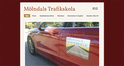 Desktop Screenshot of molndalstrafikskola.se